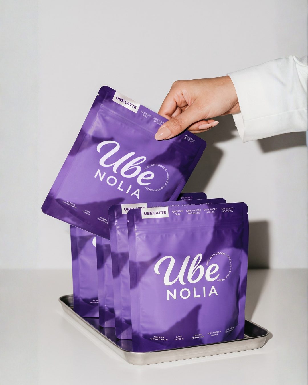 Nährwerttabelle des Ube-Pulvers Ube Nolia