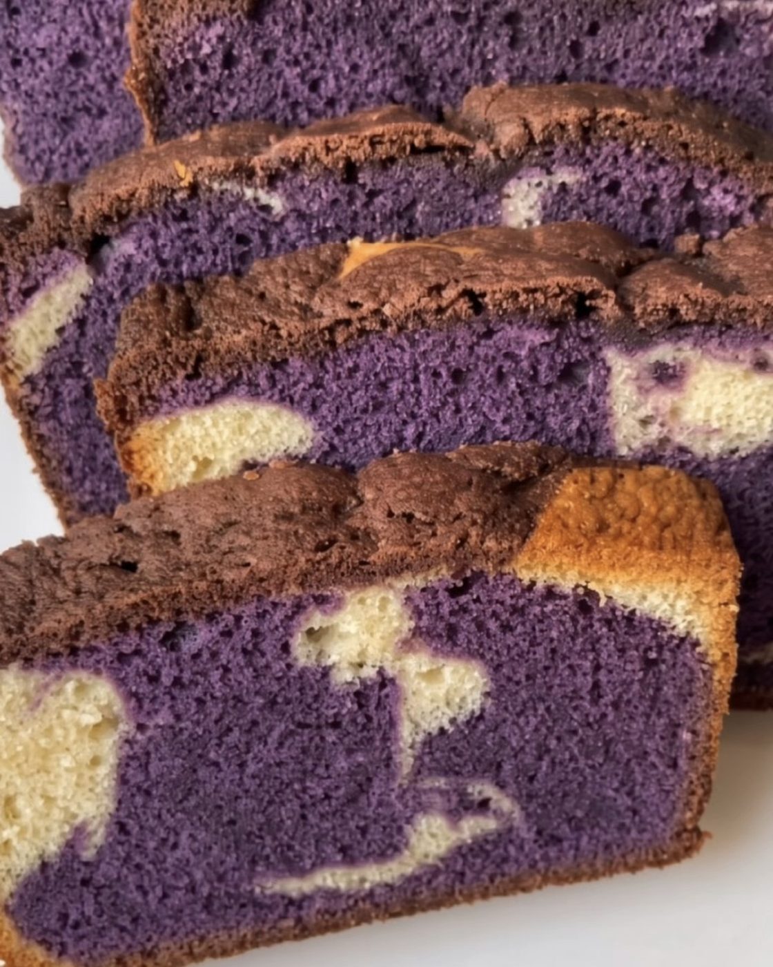 Der beste Ube-Marmorkuchen mit hausgemachtem Ube Halaya