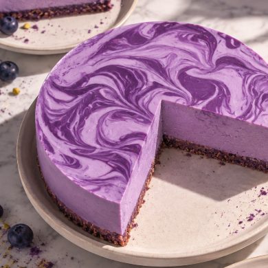 Ube Käsekuchen Rezept: Der atemberaubende lila Nachtisch