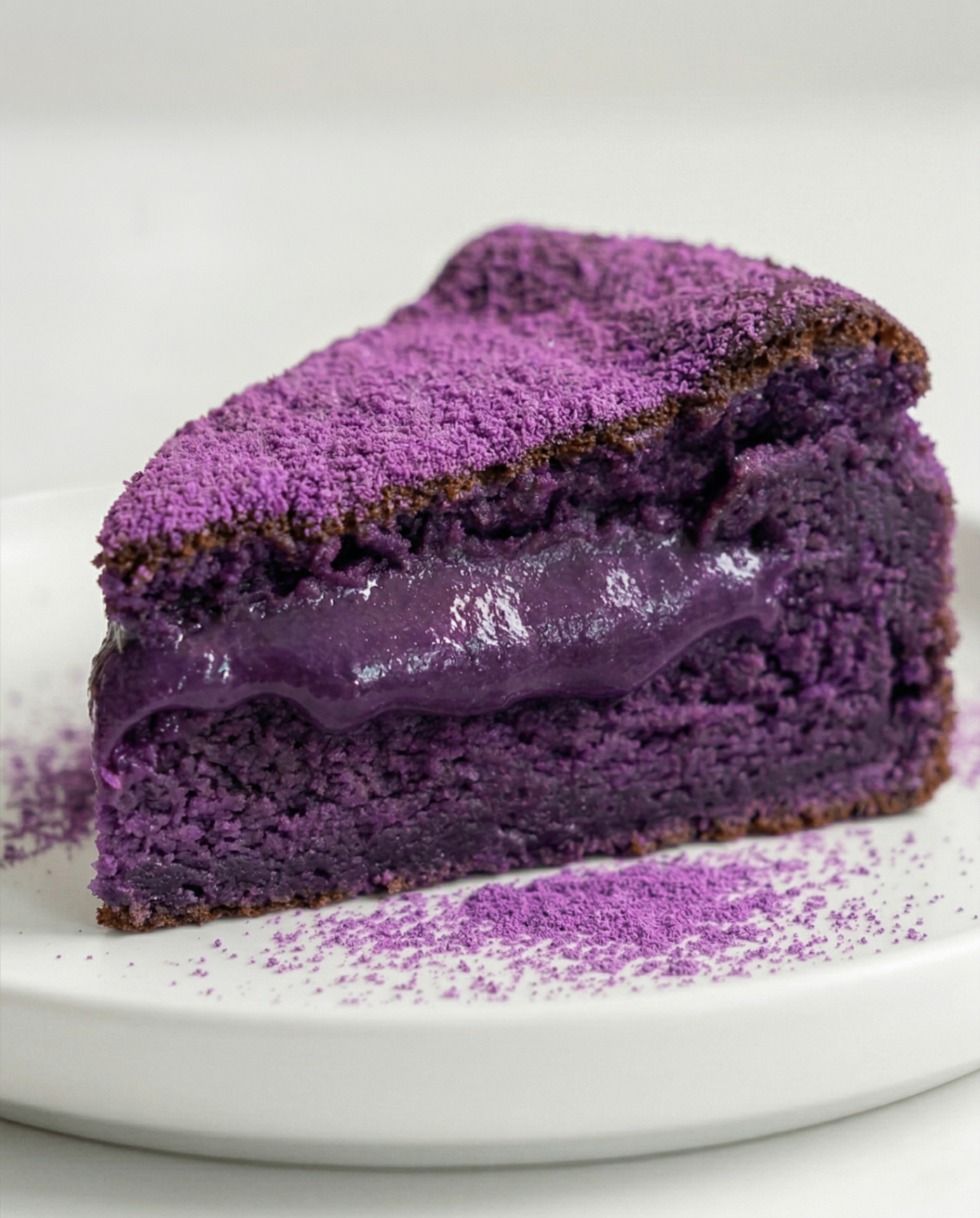 Ube Lava Cake Rezept