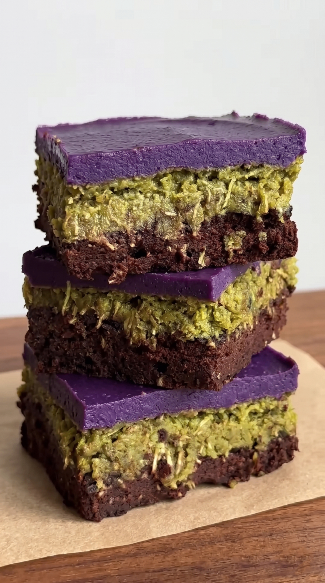 Ube Dubai Chocolate Brownie Bars: Rezept für virales Pistazien-Kataifi