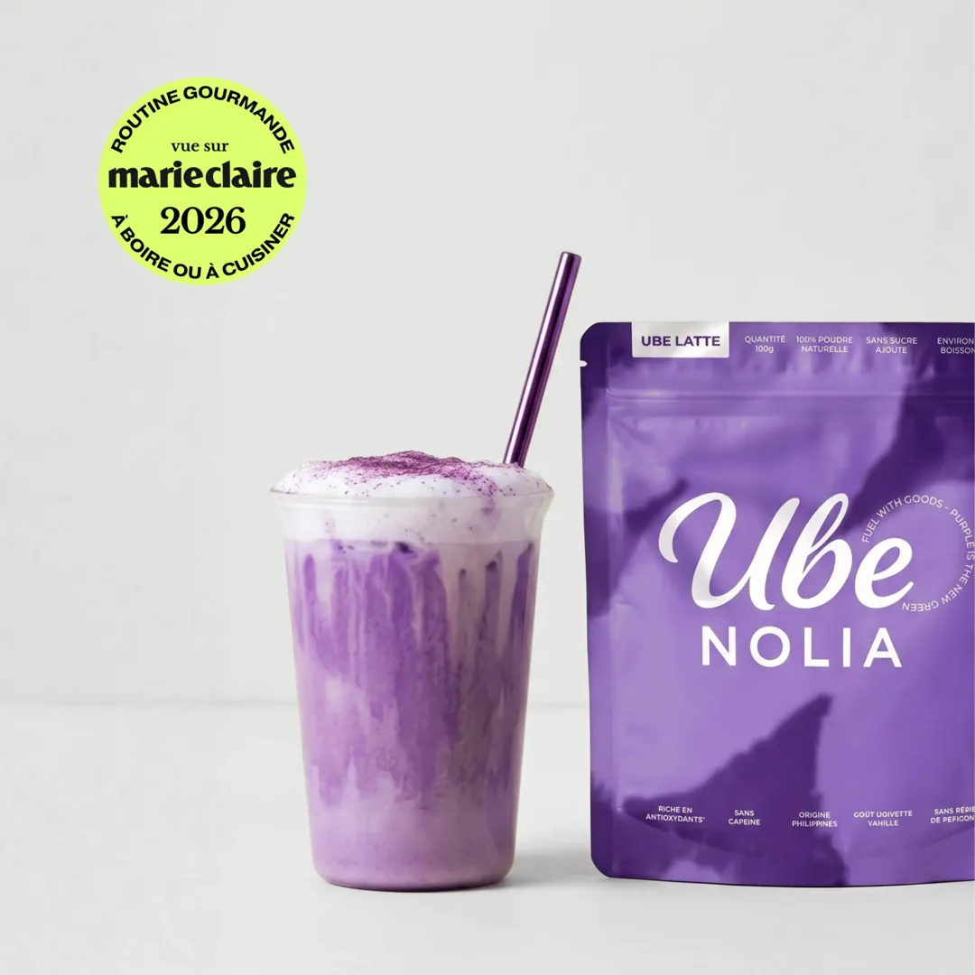 Beutel mit 100% reinem Ube-Pulver von Ube Nolia, natürliches Ube von den Philippinen